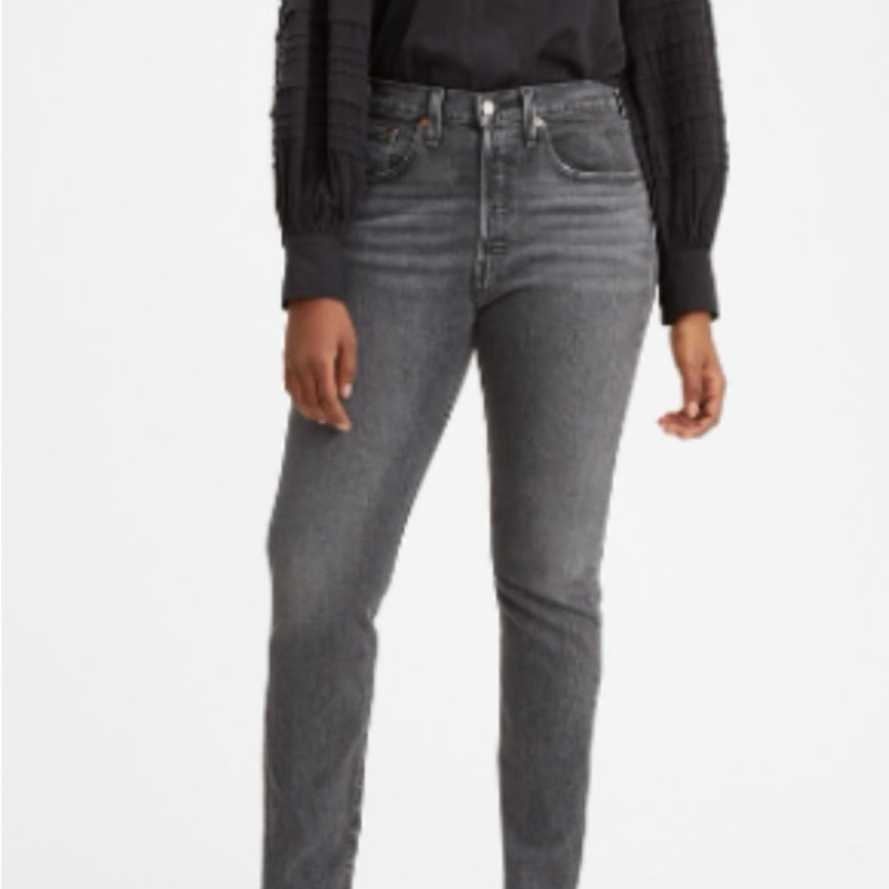 Levi's Women's Dark Gray 501 Skinny Filiforme Jeans